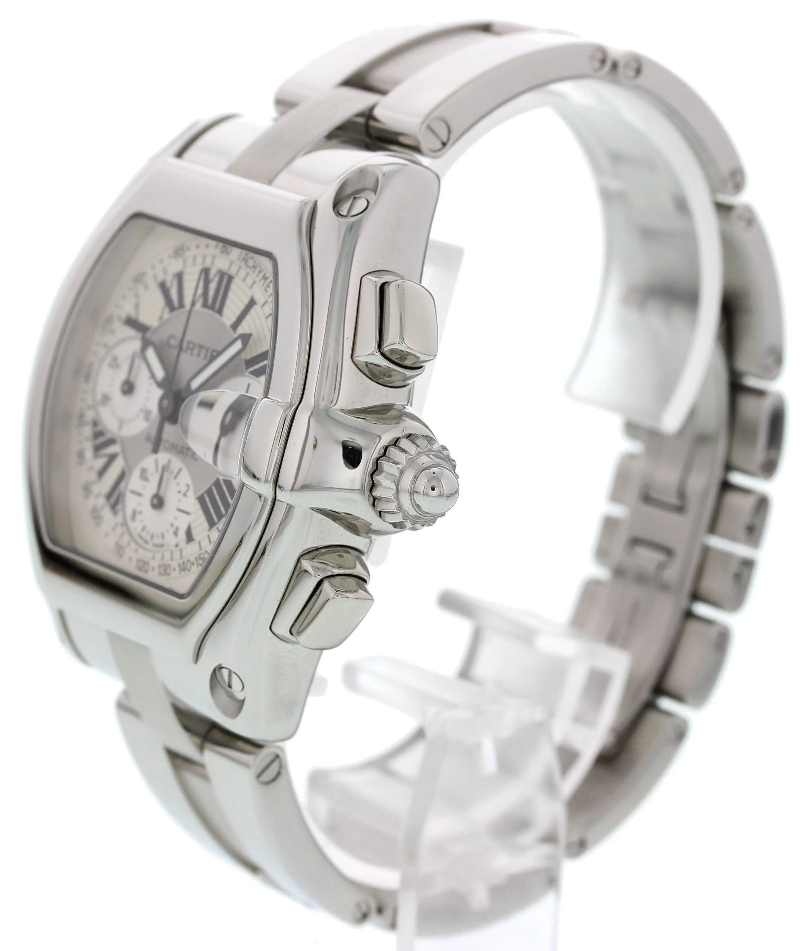 Cartier Roadster Chronograph 2618 / W62006X6 Box & Papers