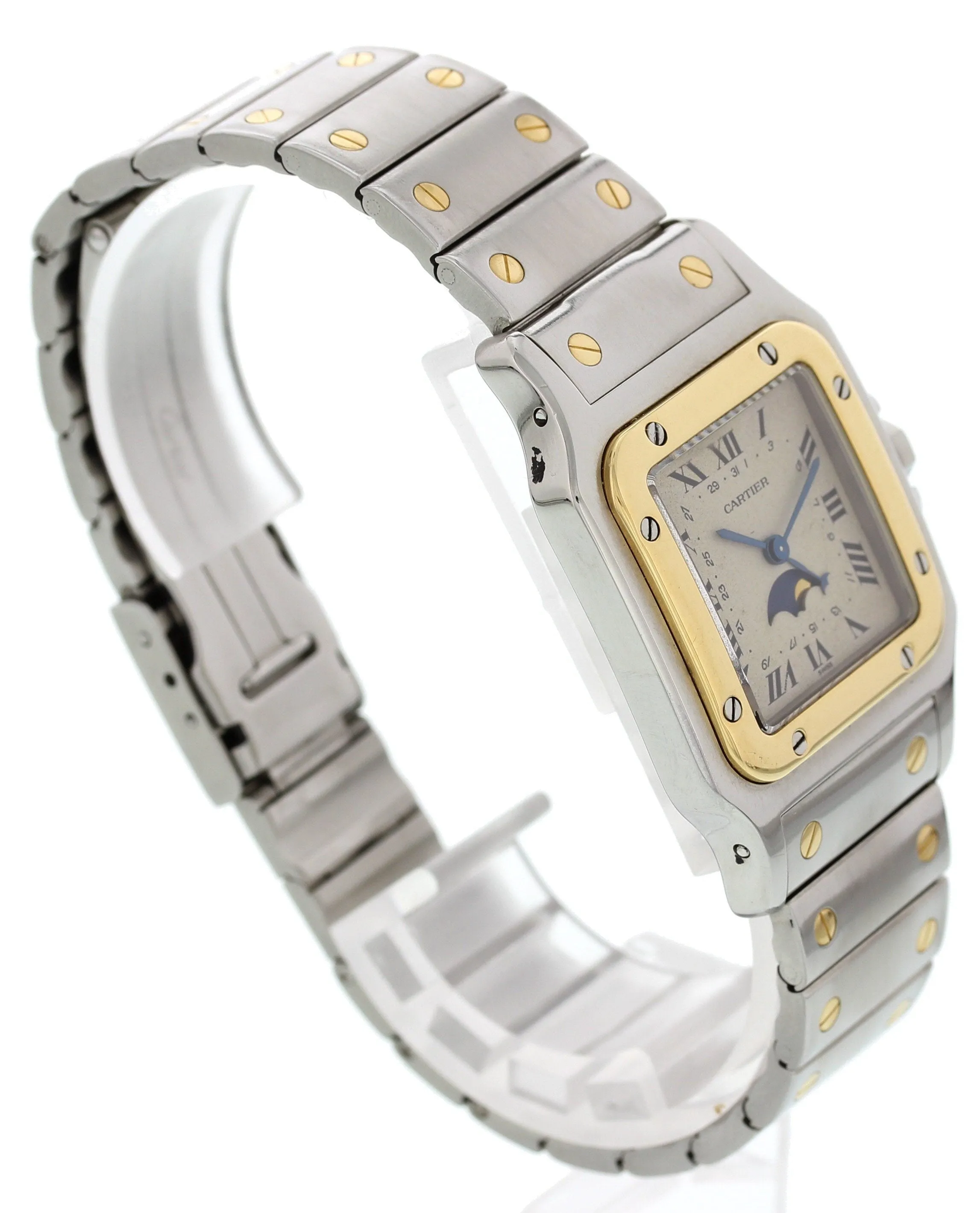 Cartier Santos Moonphase 18K YG & SS 119901