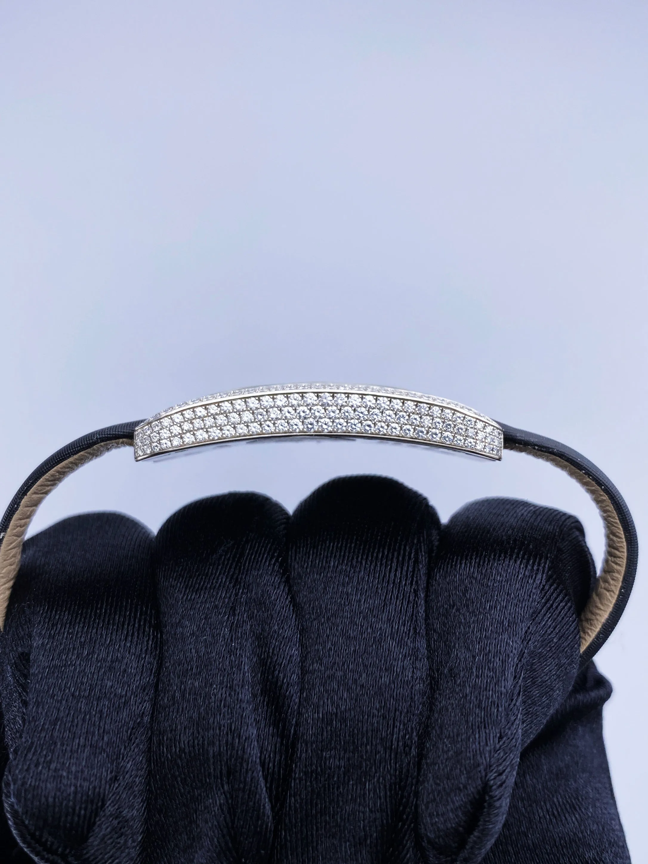 Cartier Tank S Americaine 2625 18K White Gold Diamond Ladies Watch