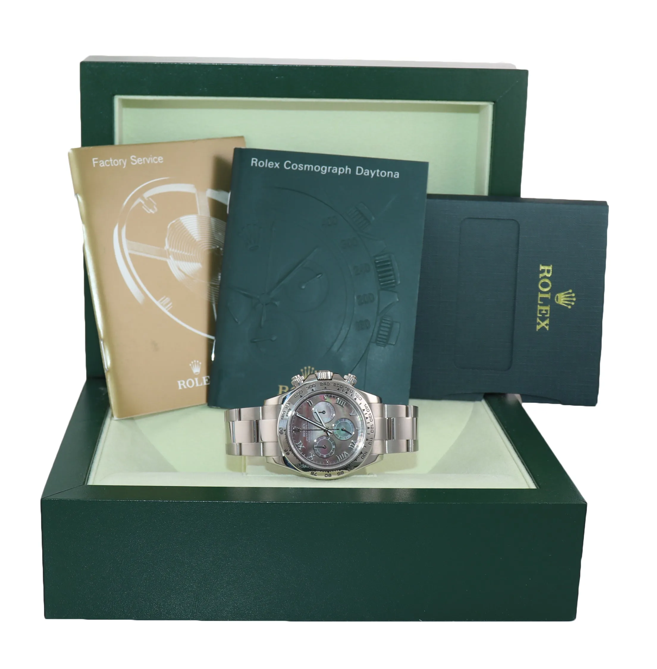 CASEBACK STICKER Rolex Daytona Mother of Pearl 116509 MOP 18k White Gold Watch