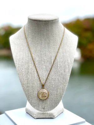 CC Oversized Pendant- GOLD