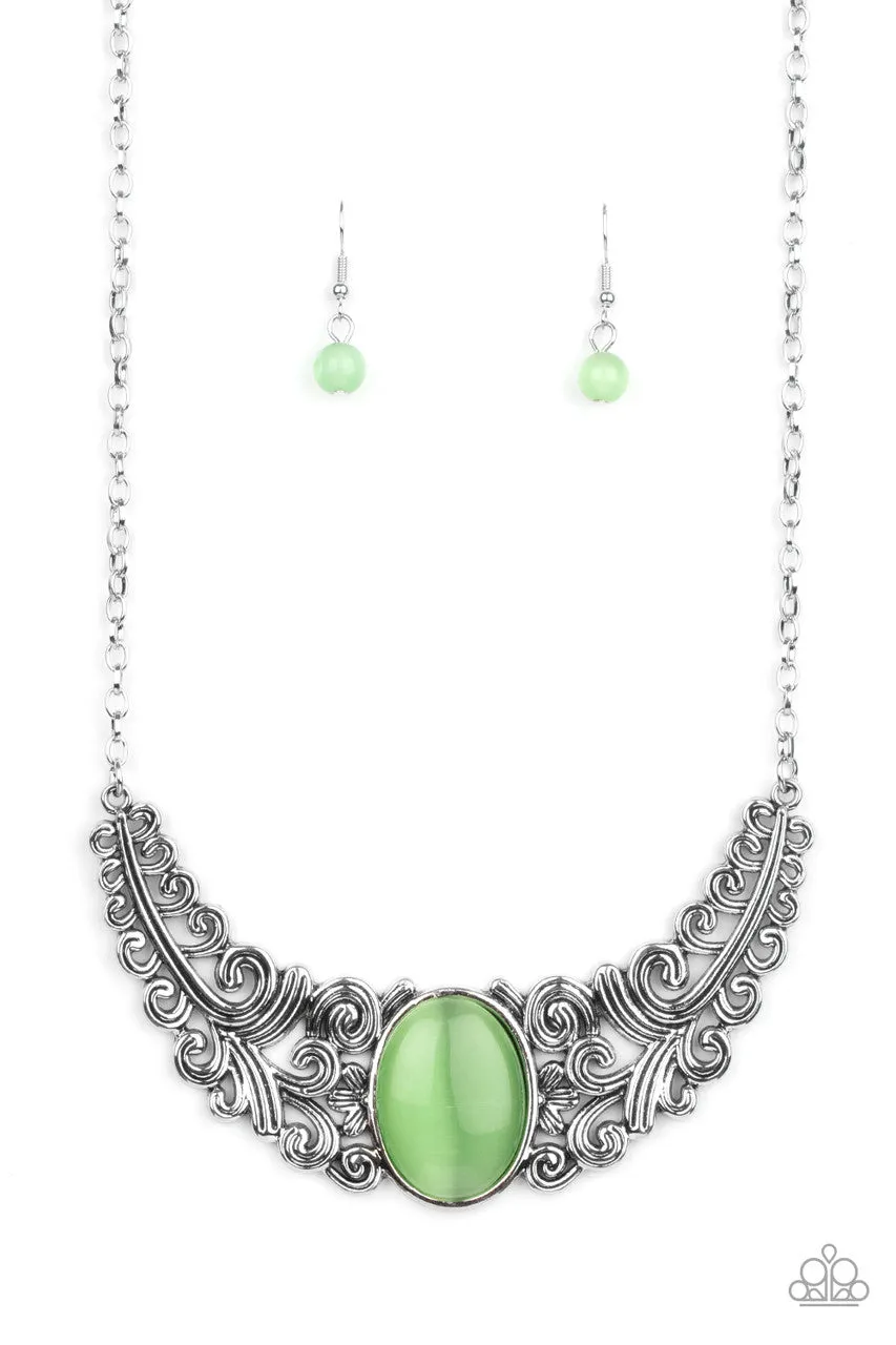 Celestial Eden Green Paparazzi Necklace