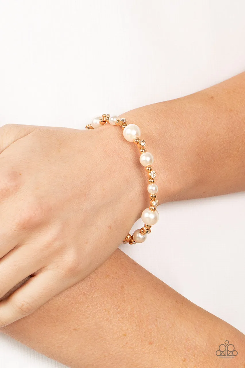 Chicly Celebrity Gold Paparazzi Bracelet