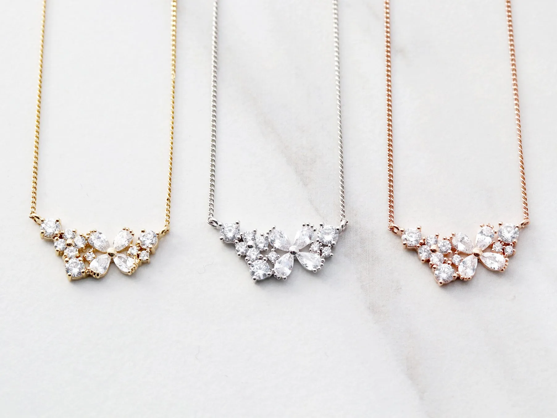 Children's Flower Cluster Necklace