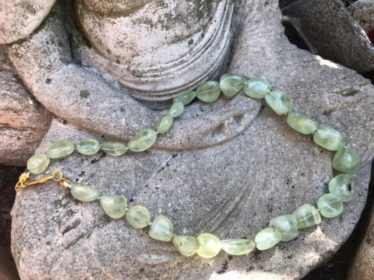 Chunky Prehnite Necklace