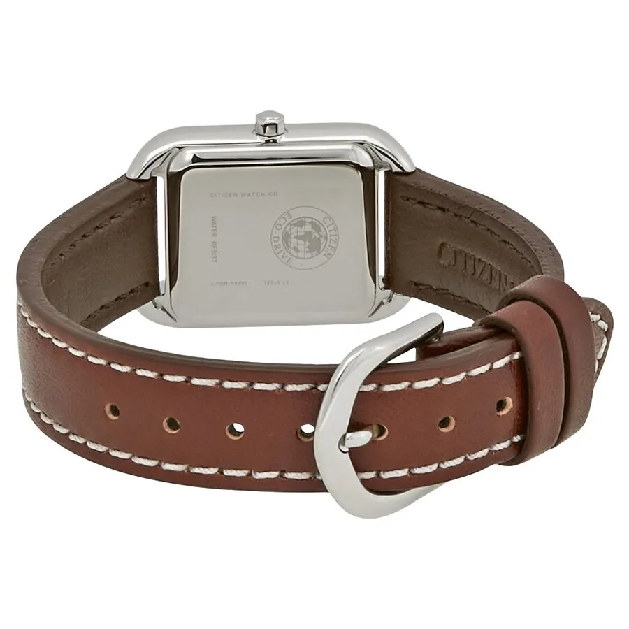Citizen Silhouette White Dial Ladies Watch EM0490-08A