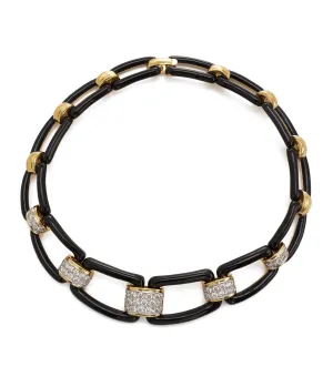 City Collar, Black Enamel
