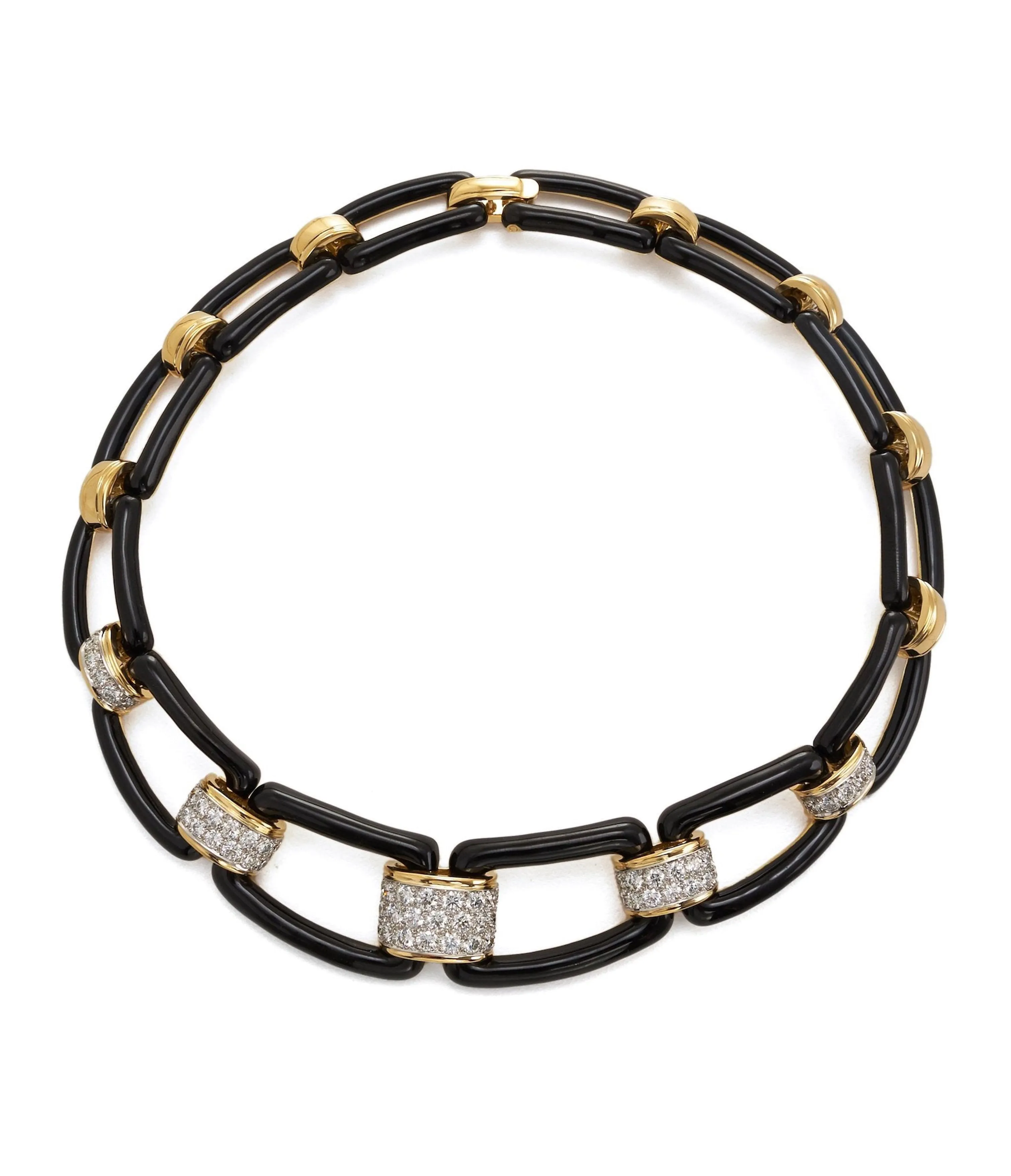 City Collar, Black Enamel