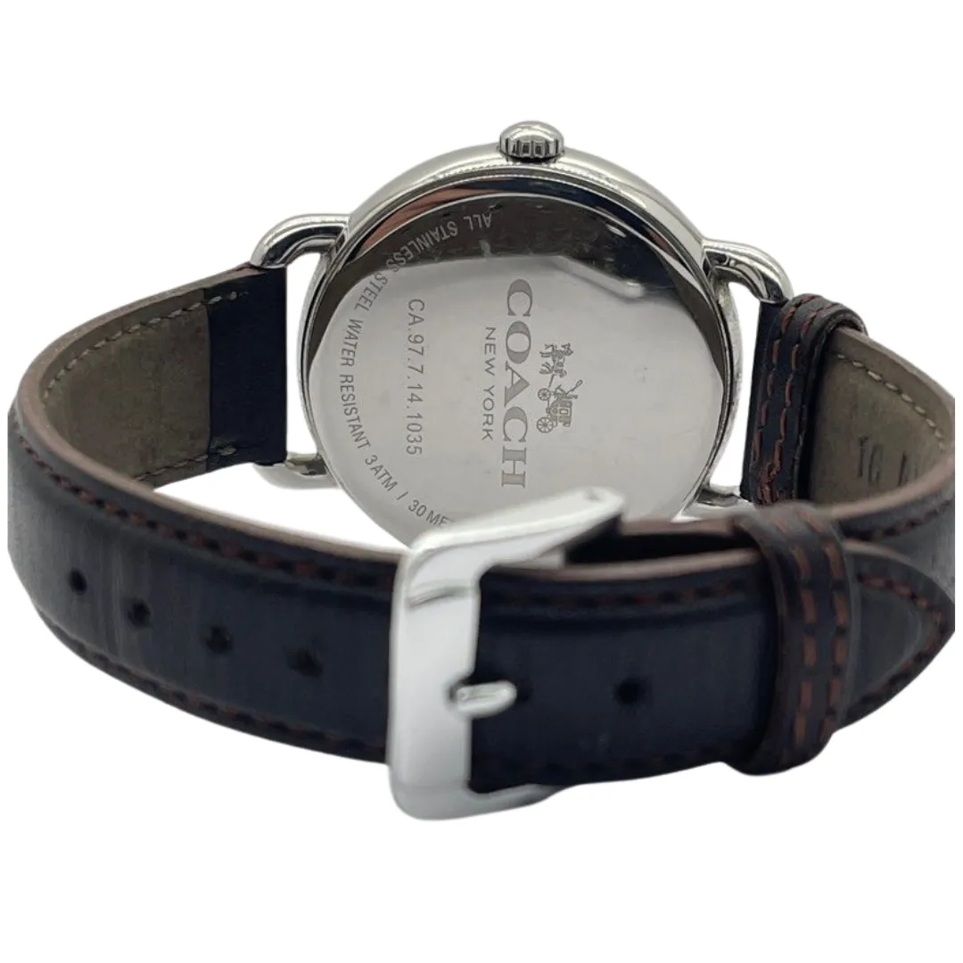 Coach 36mm Quartz White Dial Watch