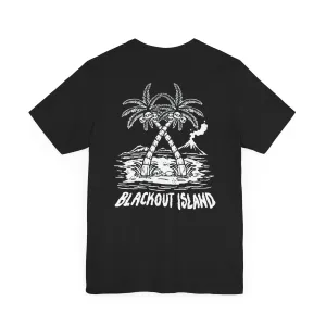 Coconut Palm B/W Tree T-Shirt Short Sleeve Shirt