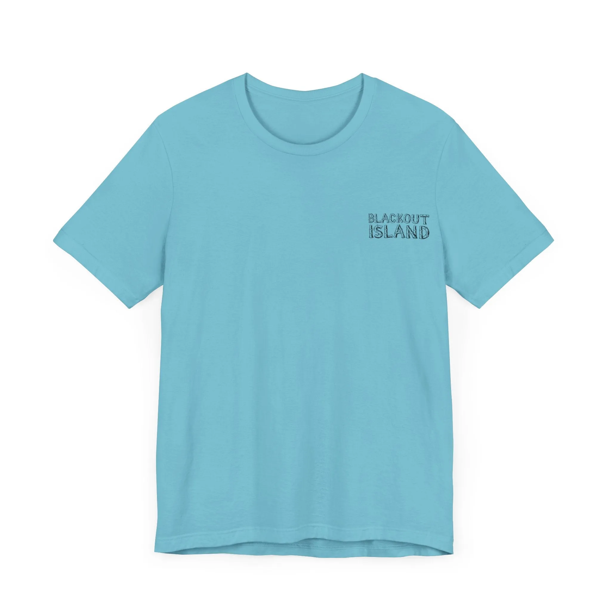 Coconut Palm B/W Tree T-Shirt Short Sleeve Shirt