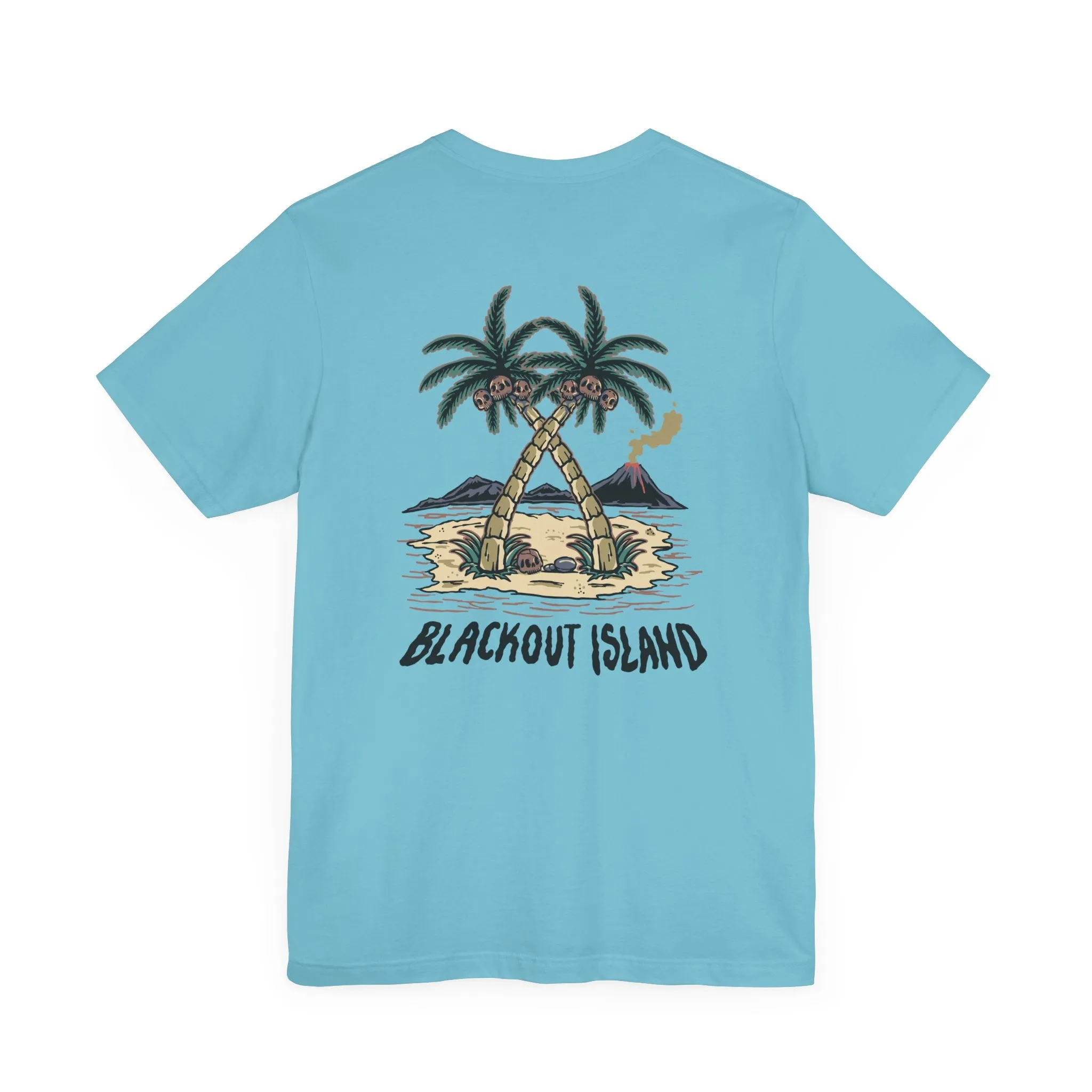 Coconut Palm Tree T-Shirt Short Sleeve Shirt