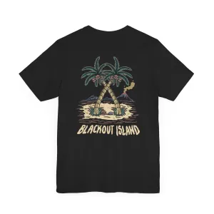 Coconut Palm Tree T-Shirt Short Sleeve Shirt