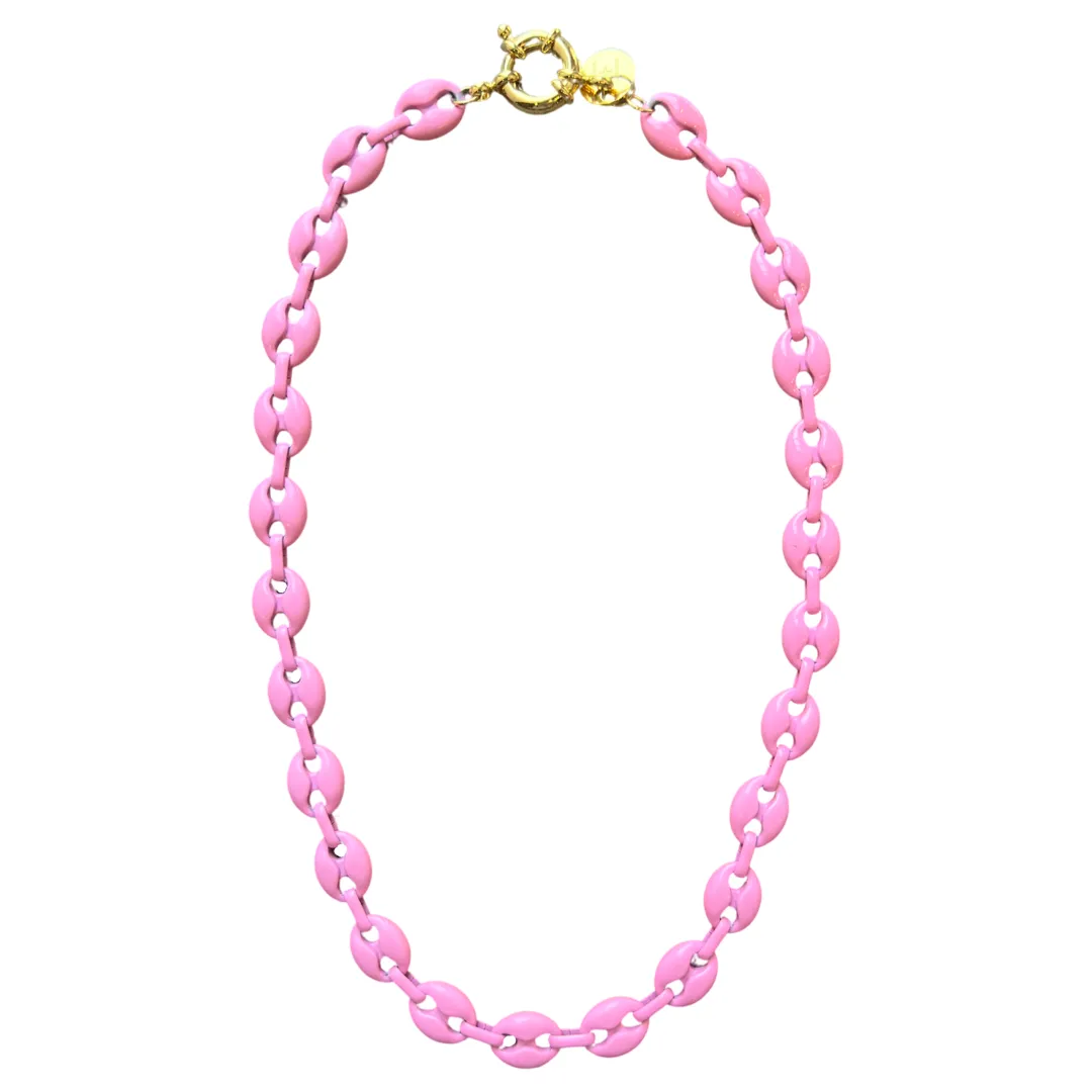 Cowrie Necklace Light Pink
