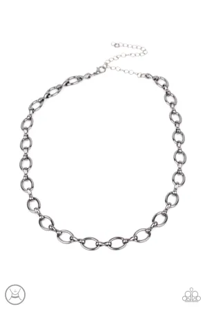 Craveable Couture - Black Choker Necklace