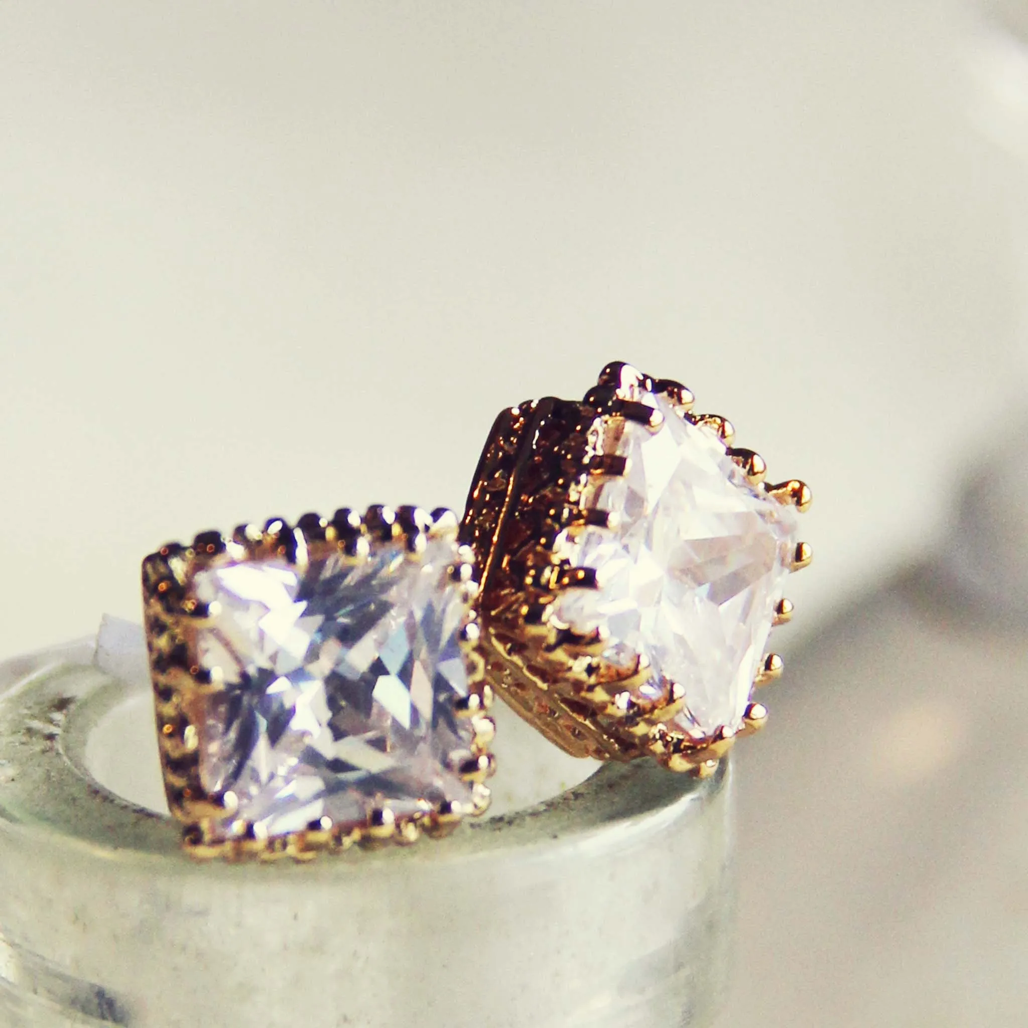 Crystal Waters Stud Earrings