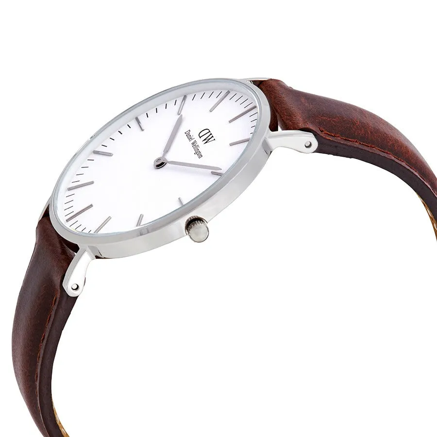 Daniel Wellington St Mawes 36mm Women's Silver Watch DW00100052
