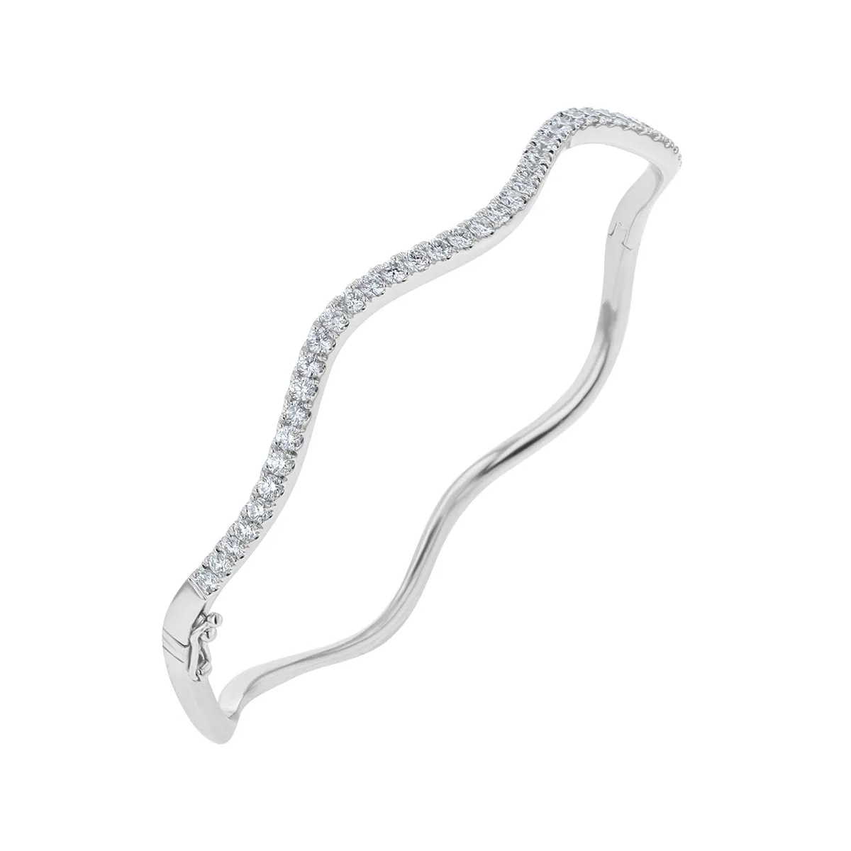 Diamond Wave Bangle