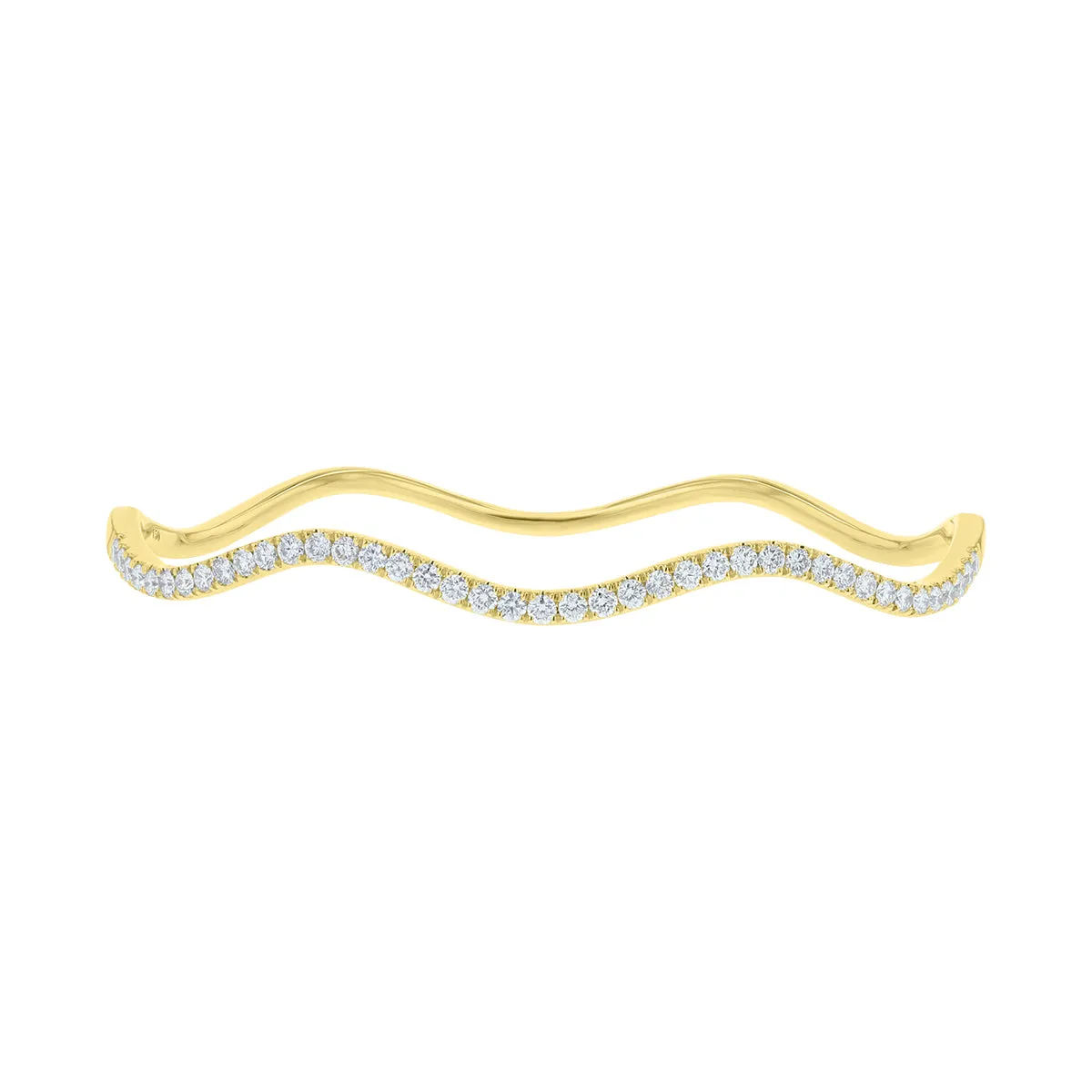 Diamond Wave Bangle