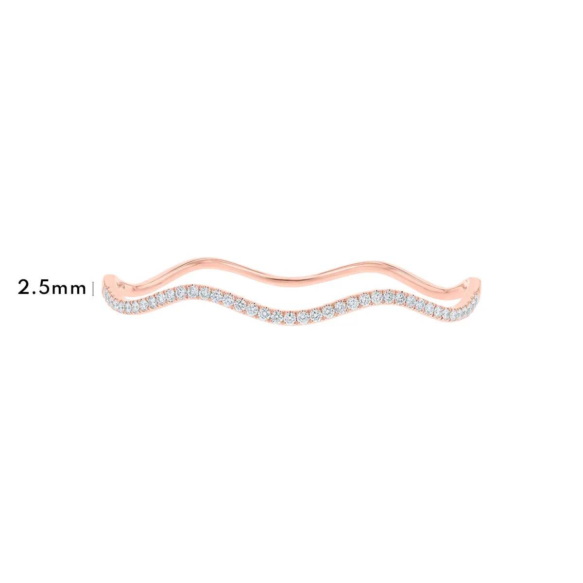 Diamond Wave Bangle