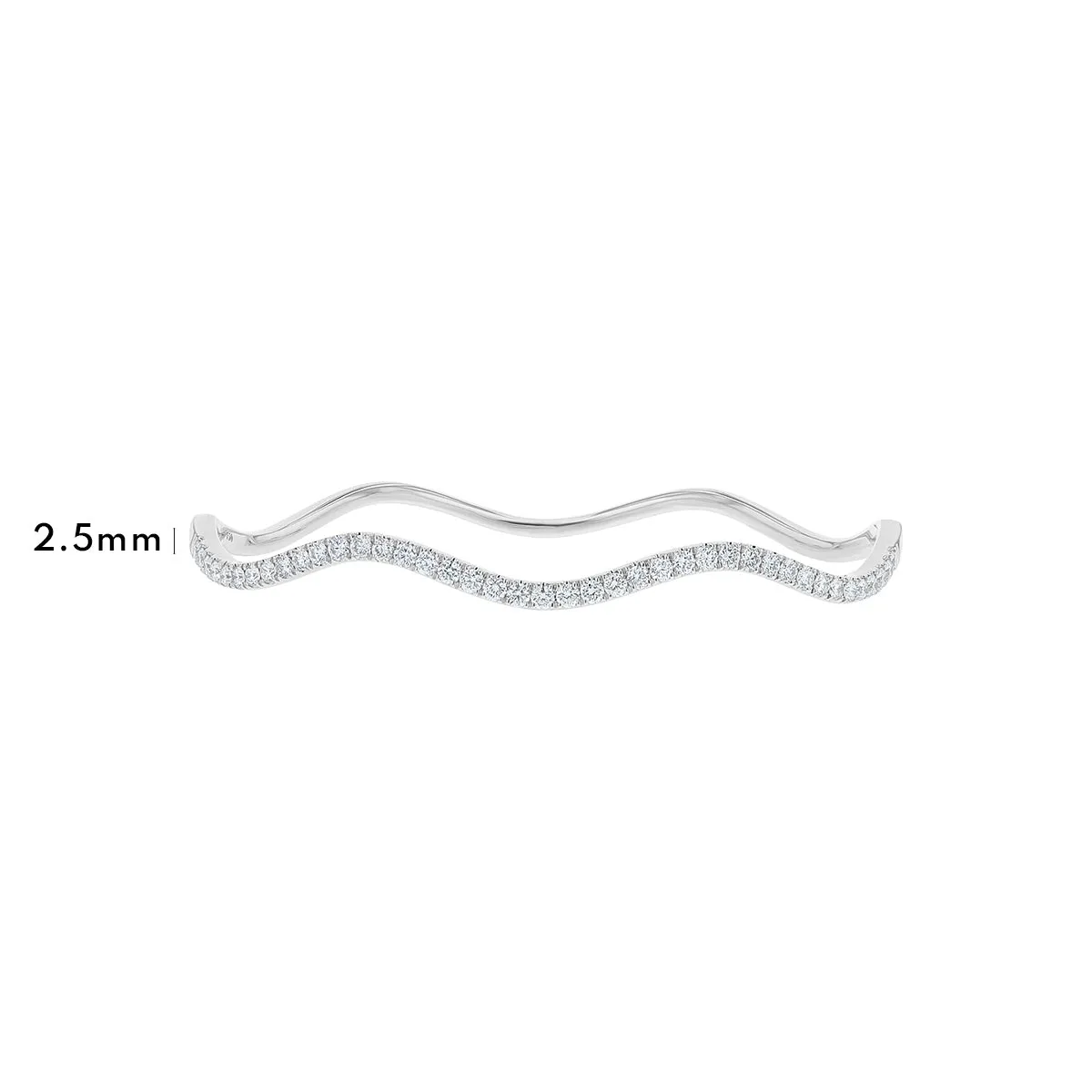 Diamond Wave Bangle