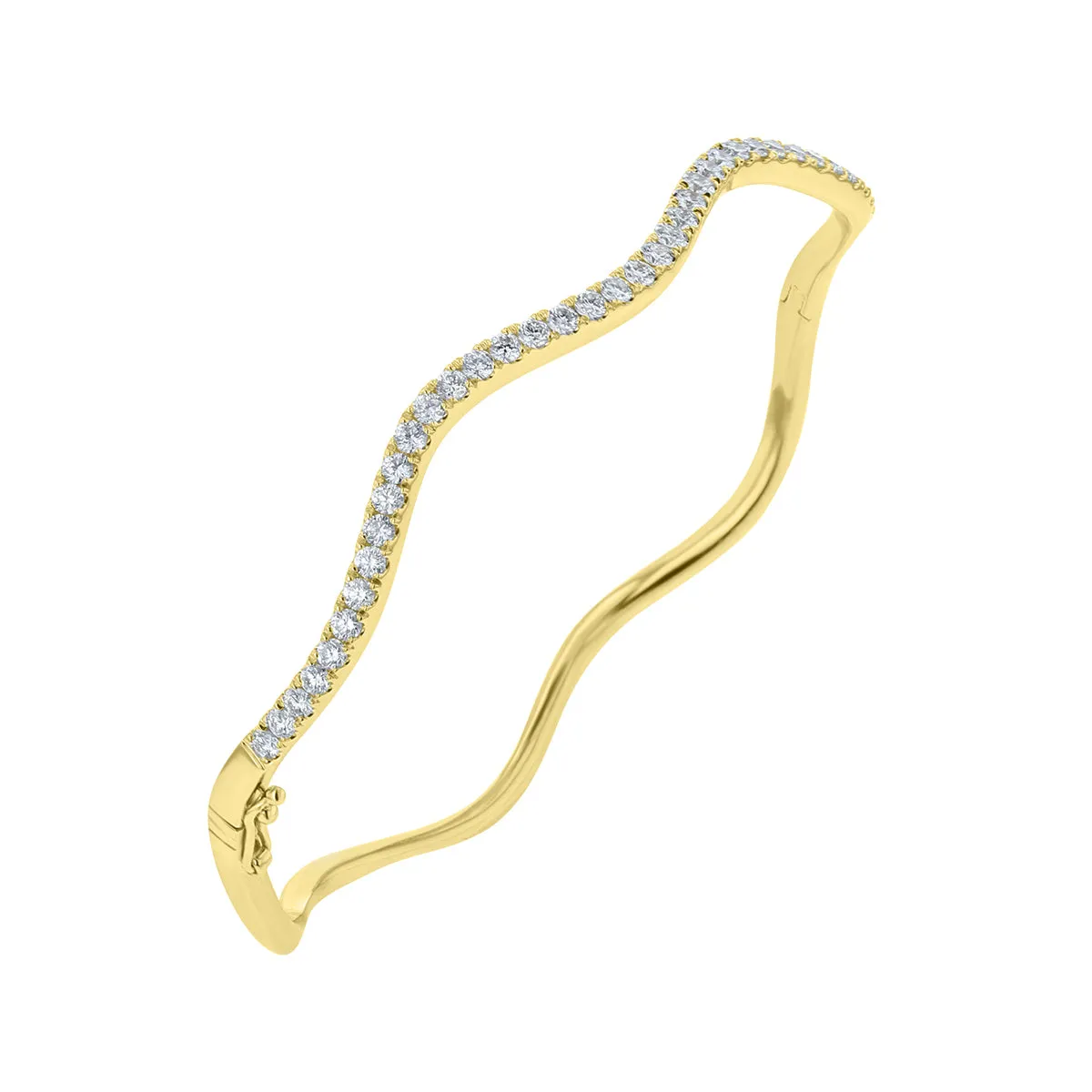Diamond Wave Bangle