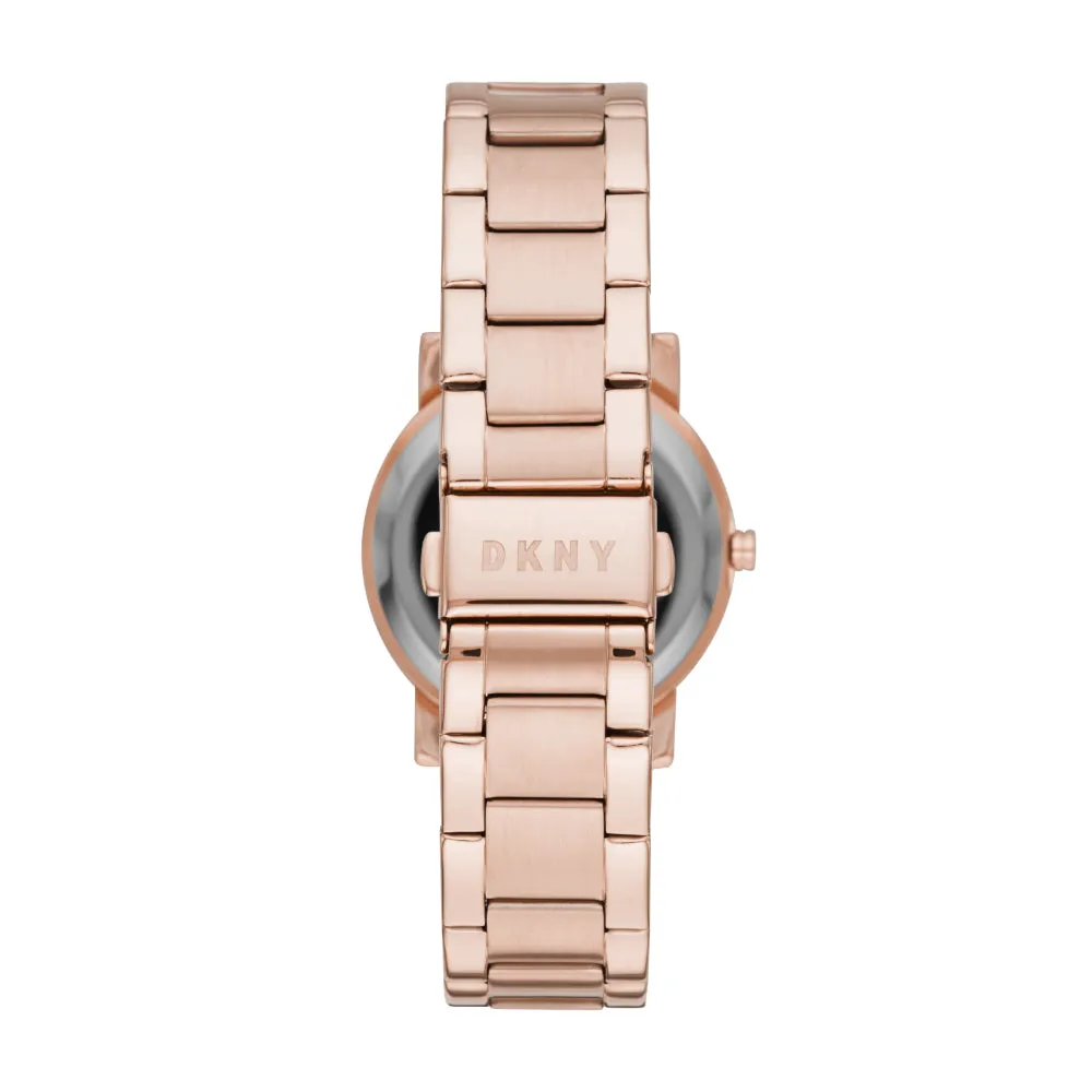 DKNY Women's Rose Gold Analog Stainless Steel Watch