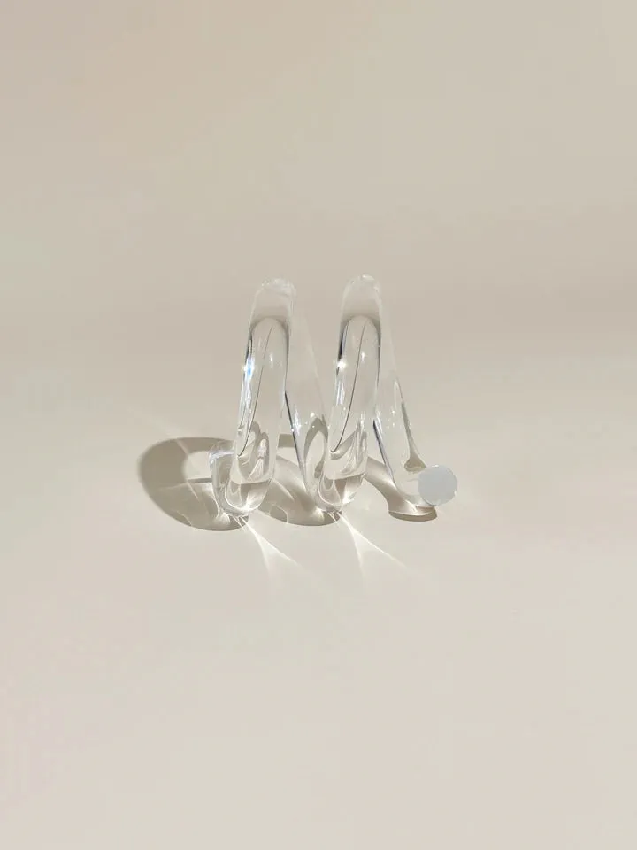 Double Coil Bracelet - Clear