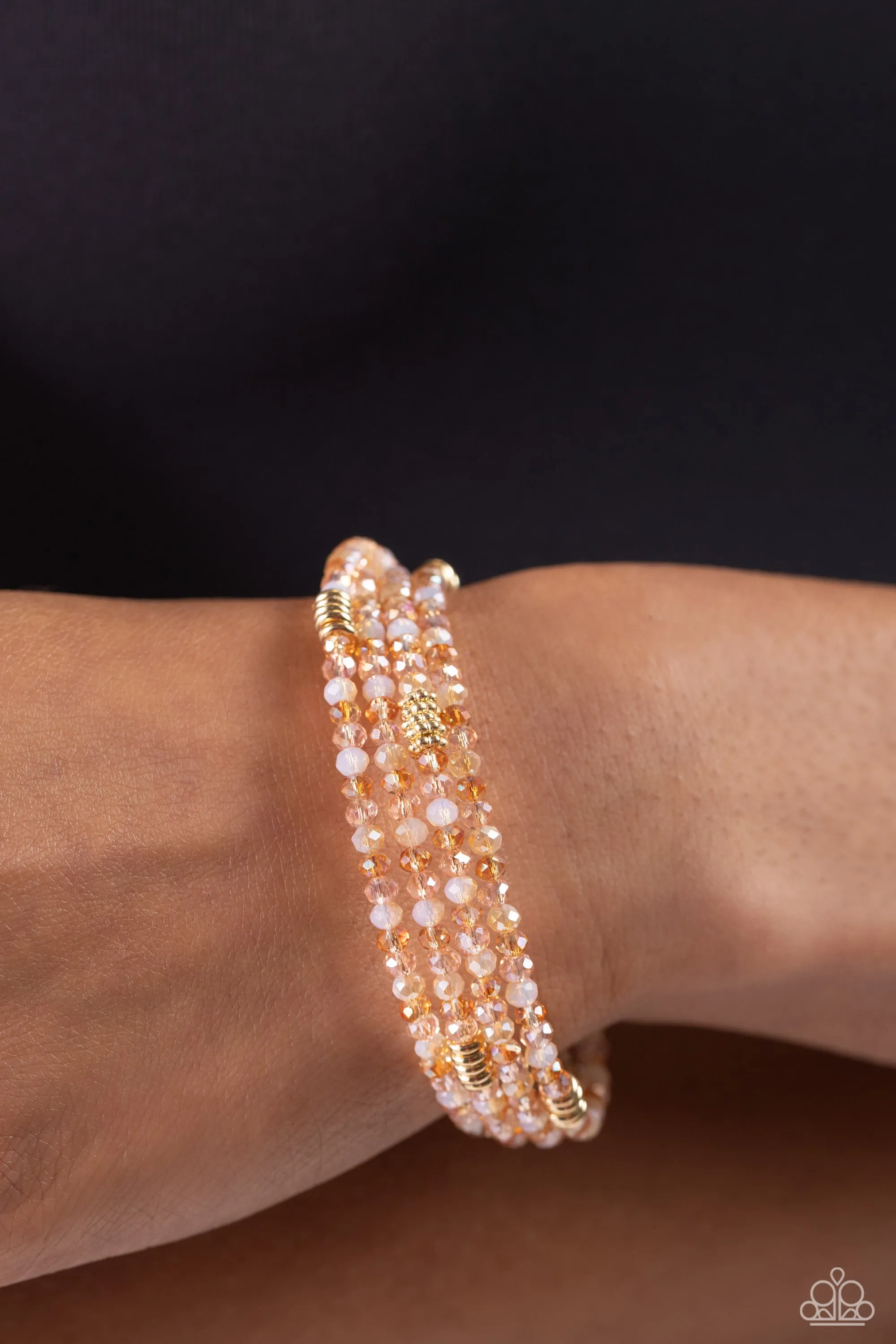 Dreamy Debut - Gold (Champagne) Bracelet