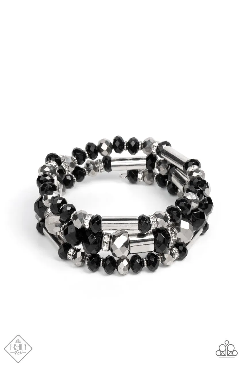 Dynamic Dazzle Black Paparazzi Bracelet