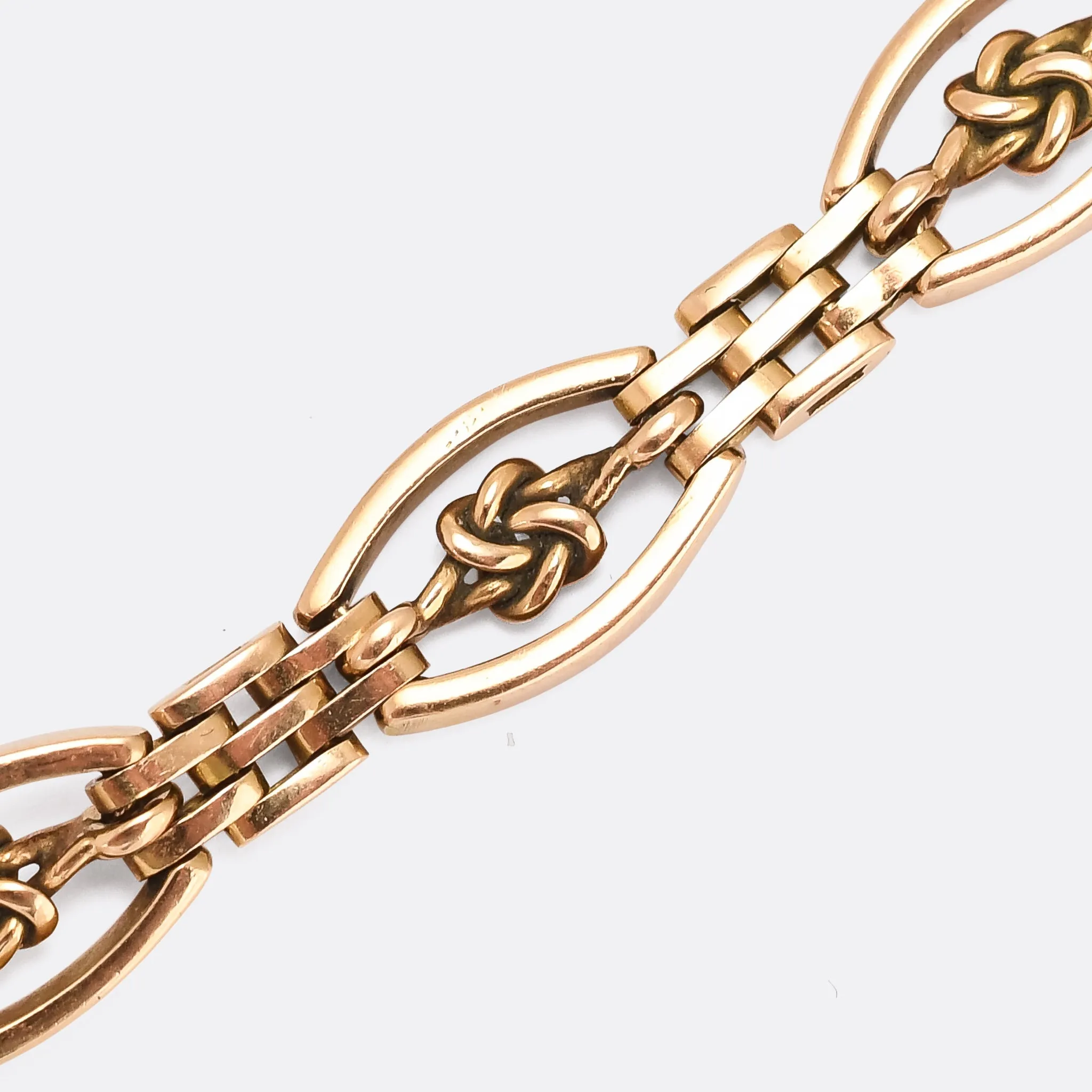 Edwardian "Love Knot Gate" Bracelet