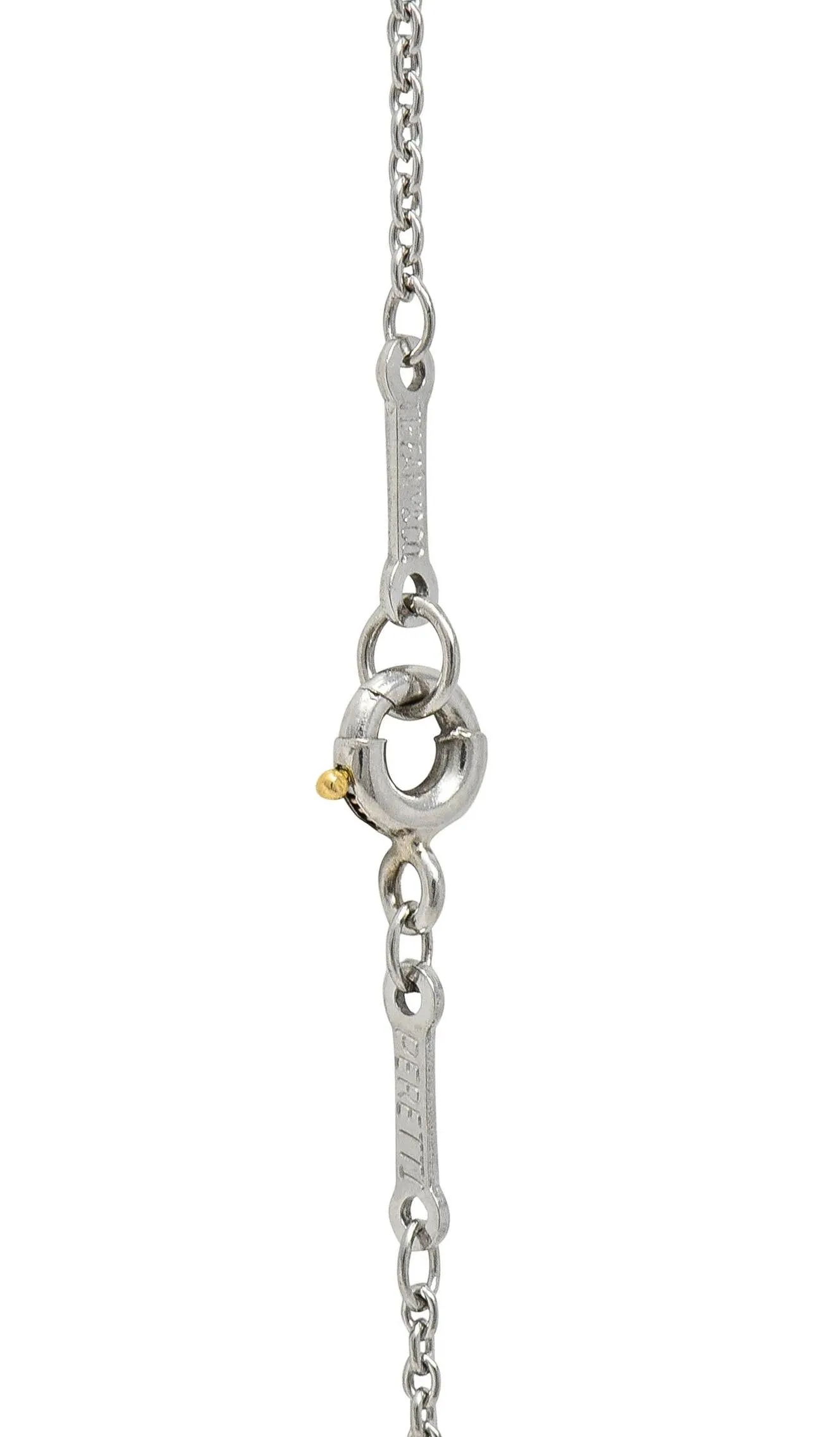 Elsa Peretti Tiffany & Co. Diamond Platinum 22MM Open Heart Vintage Pendant Necklace