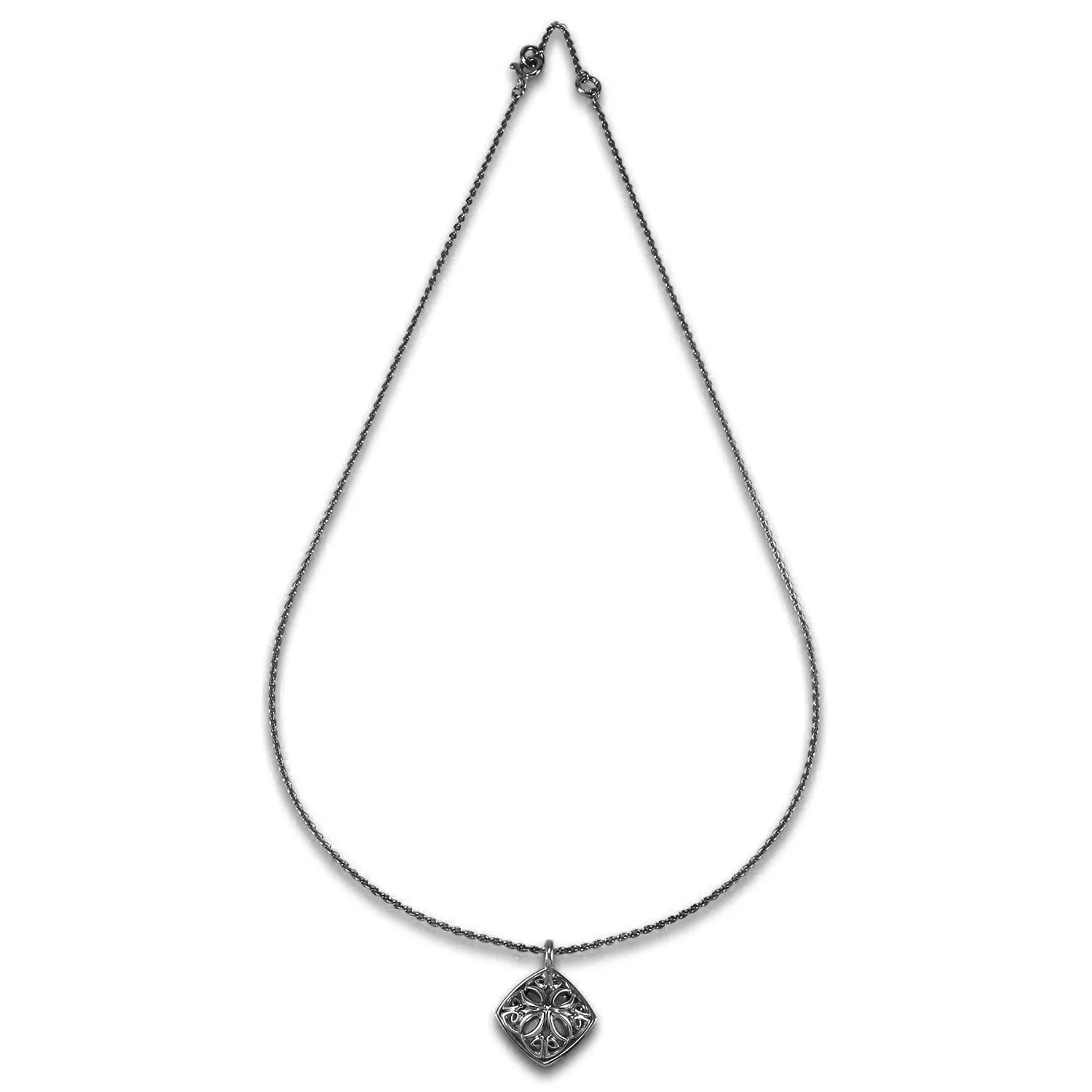 Empress Pendant Small - Black Ruthenium Vermeil