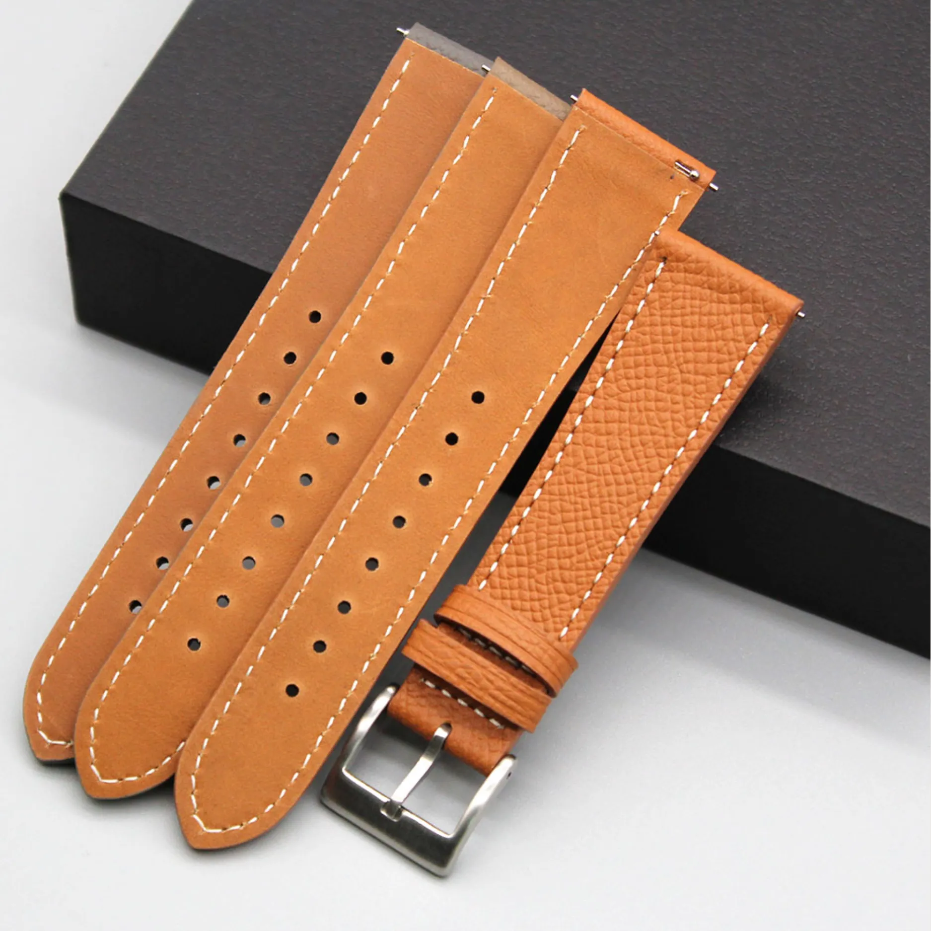 Epsom Leather - Crimson Red