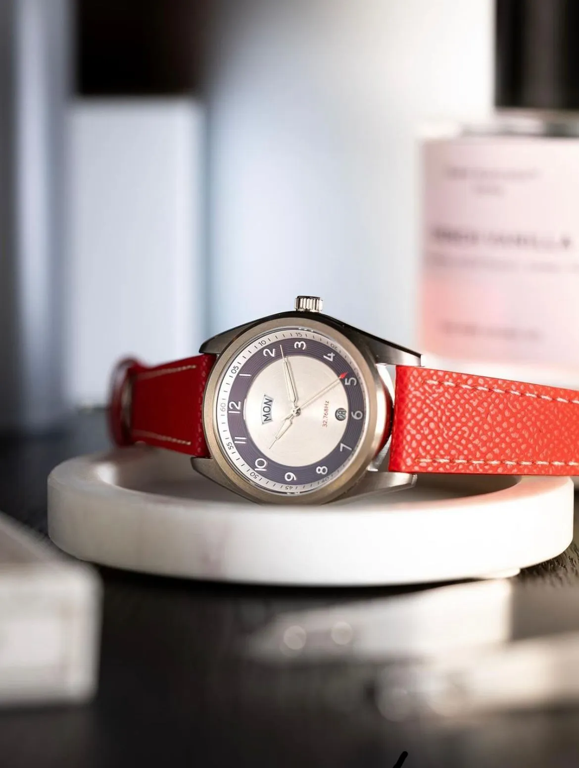 Epsom Leather - Crimson Red