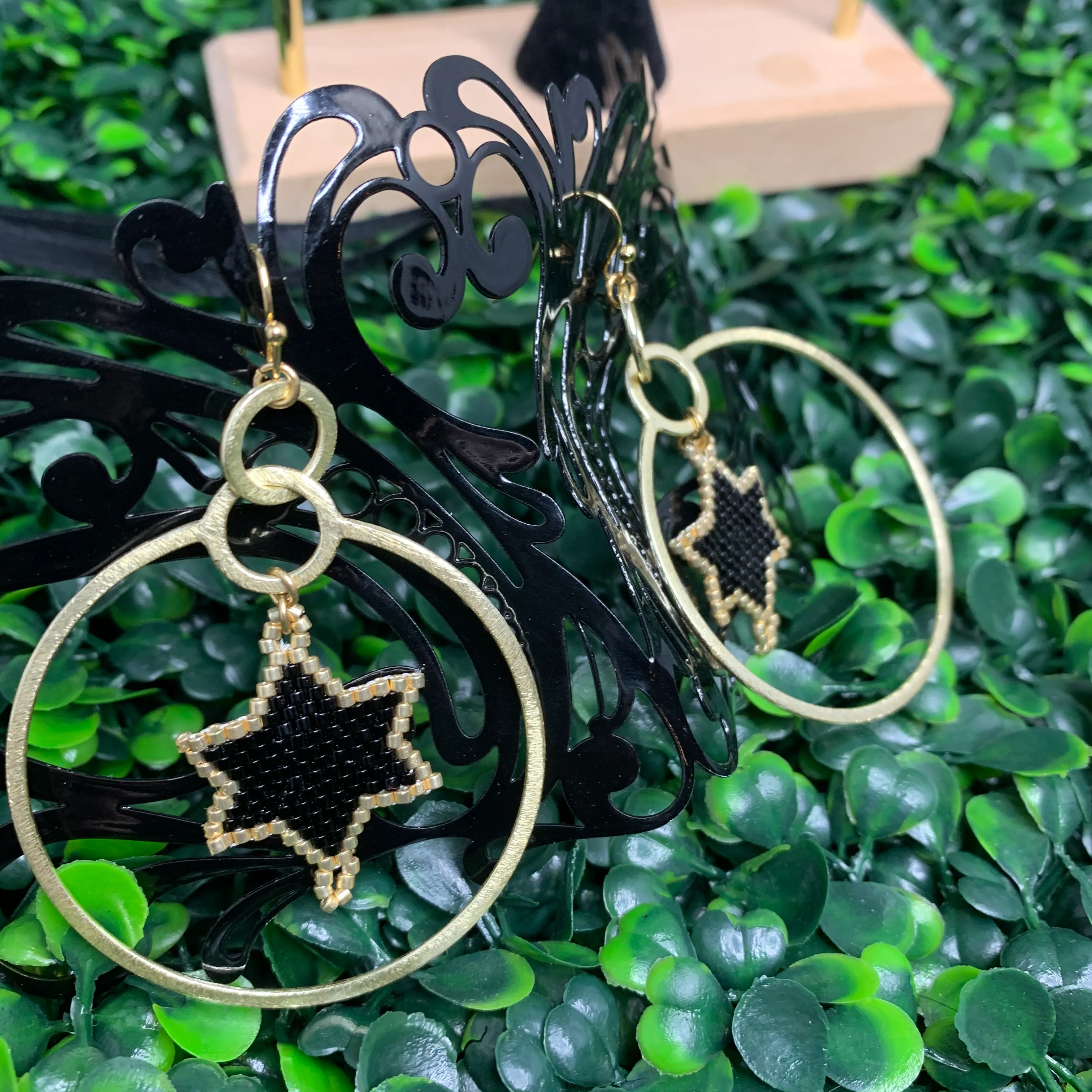 Erika Williner Designs - Stella Nera Earrings