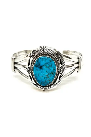 Eugene Belone Turquoise Cuff Bracelet