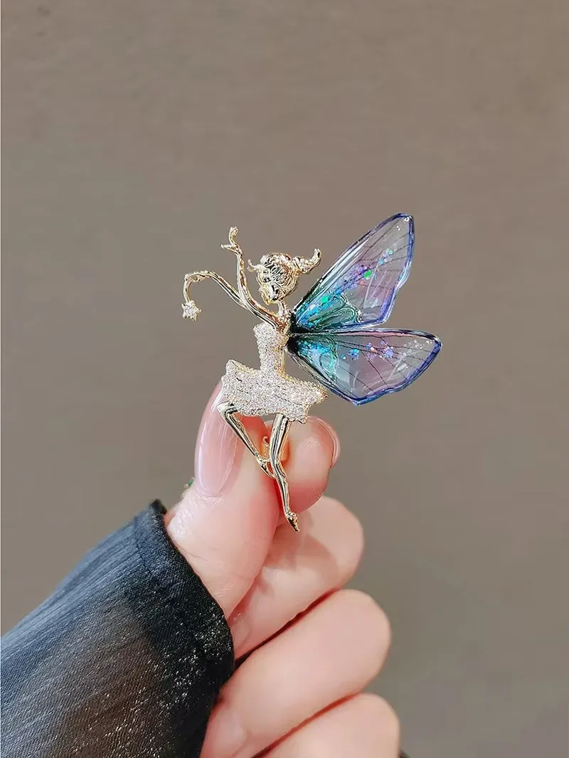 Exquisite Purple Lavender Brooch Women'S Brooches Crystal Rhinestone Bouquet Pins Clothing Coat Luxury Jewelry Girl Gift