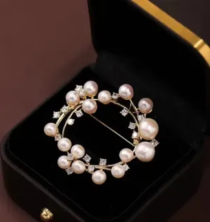 Exquisite Purple Lavender Brooch Women'S Brooches Crystal Rhinestone Bouquet Pins Clothing Coat Luxury Jewelry Girl Gift