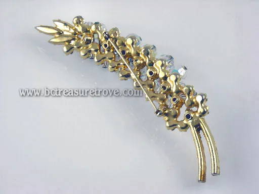 Exquisitely Sparkling DeLizza & Elster (aka Juliana) Crystal Bead Pin