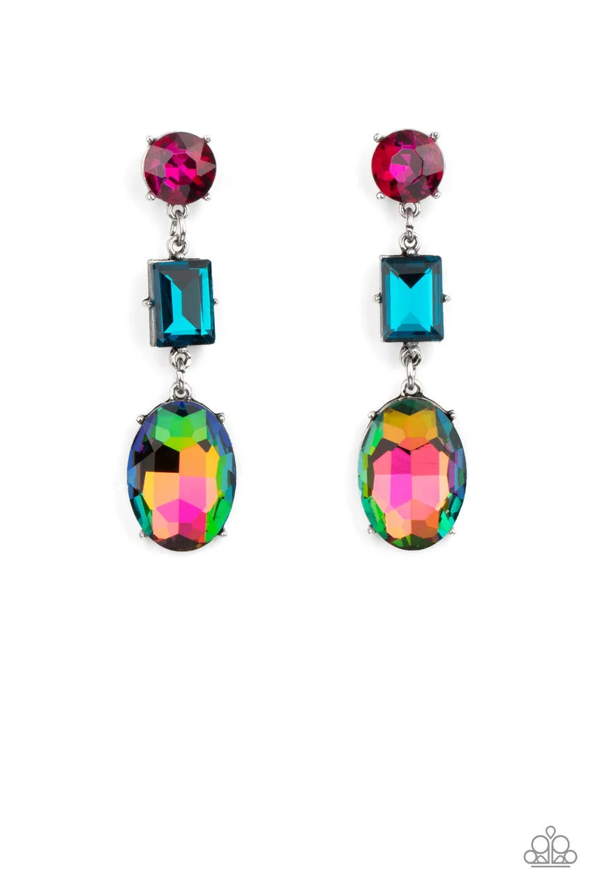 Extra Envious Multi Paparazzi Earrings