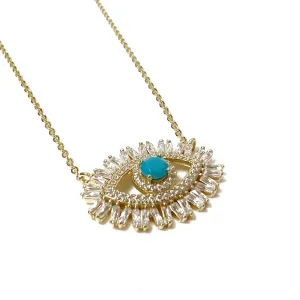 Eye Baguette Necklace