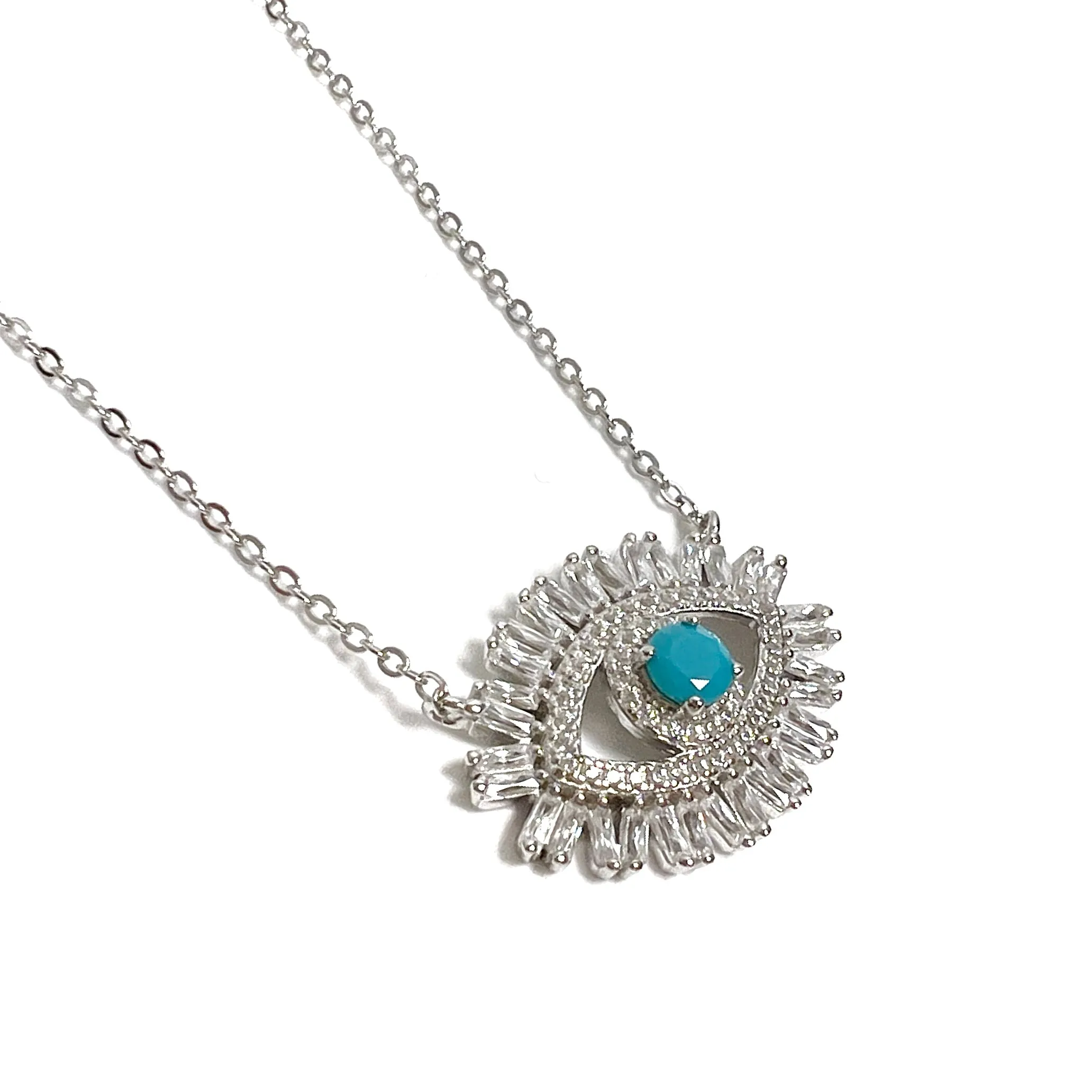 Eye Baguette Necklace