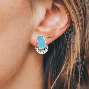 Fan Jacket Studs - Australian Opal