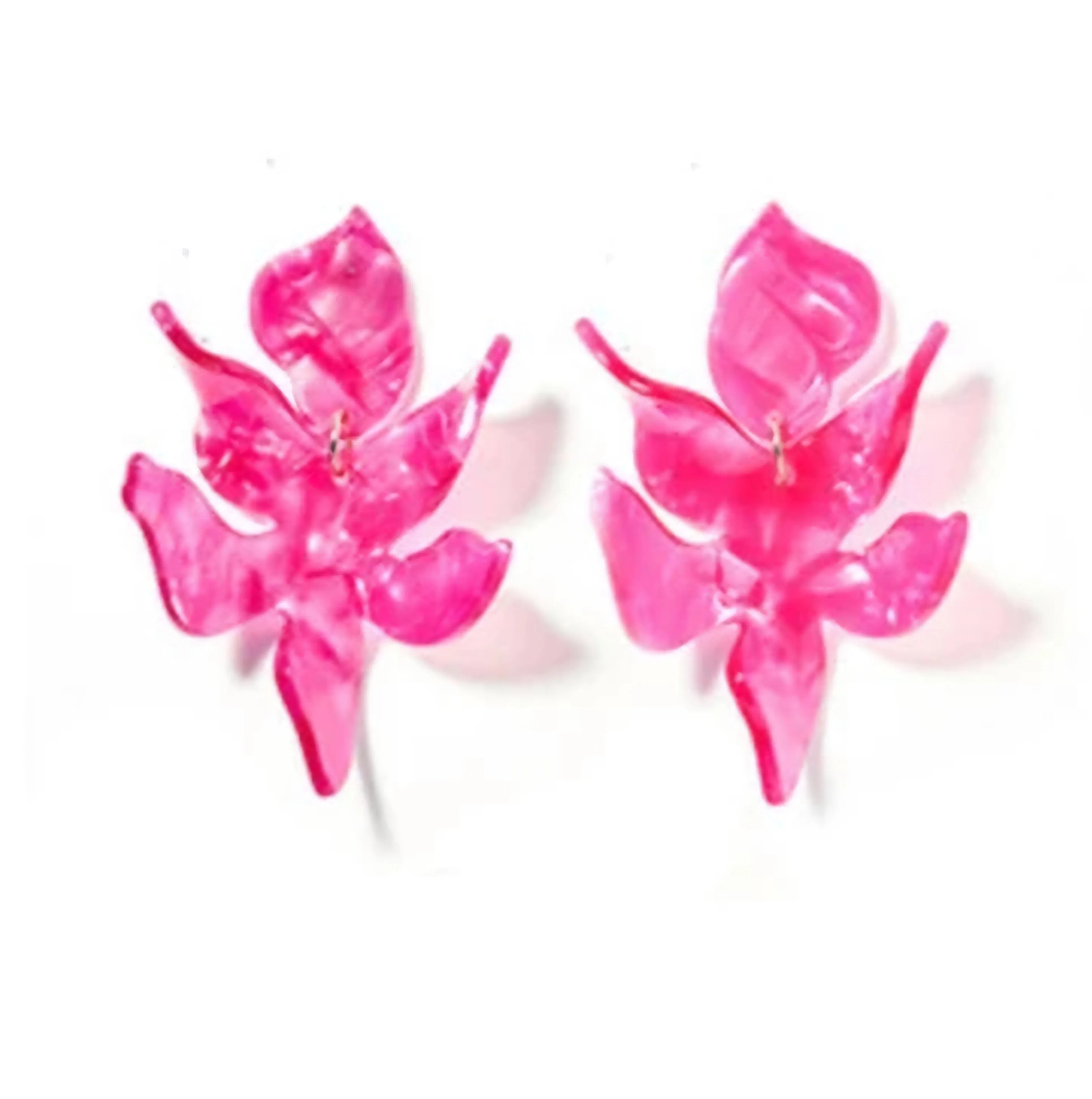 Flora Hot Pink Earrings