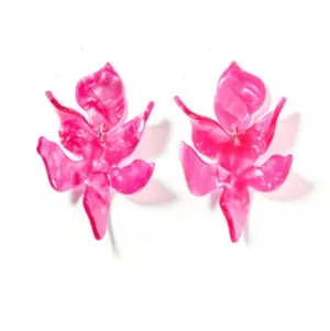 Flora Hot Pink Earrings