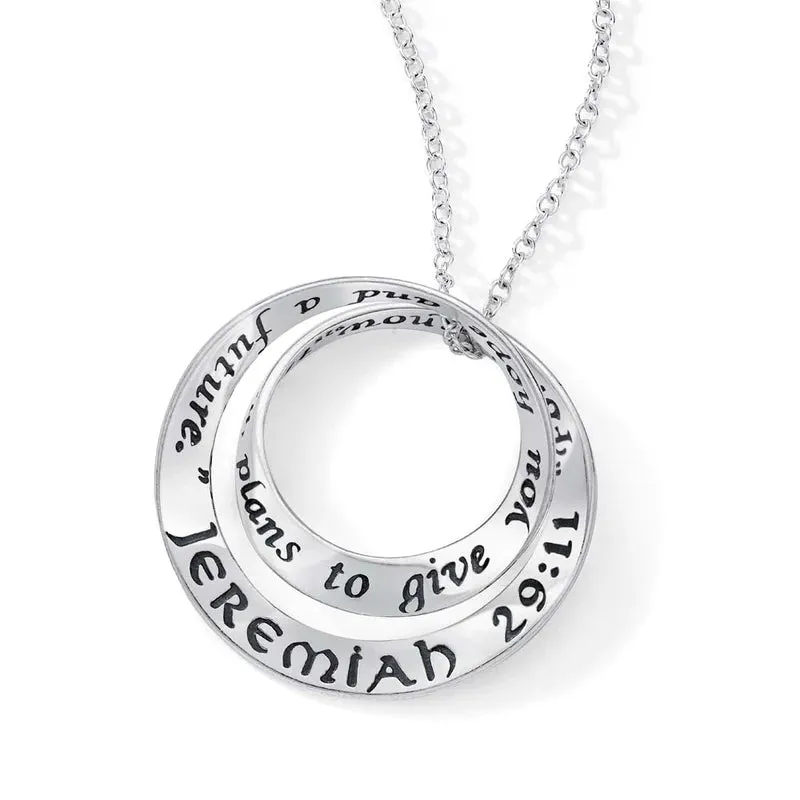 For I Know The Plans I Have For You - Jeremiah 29:11 Necklace