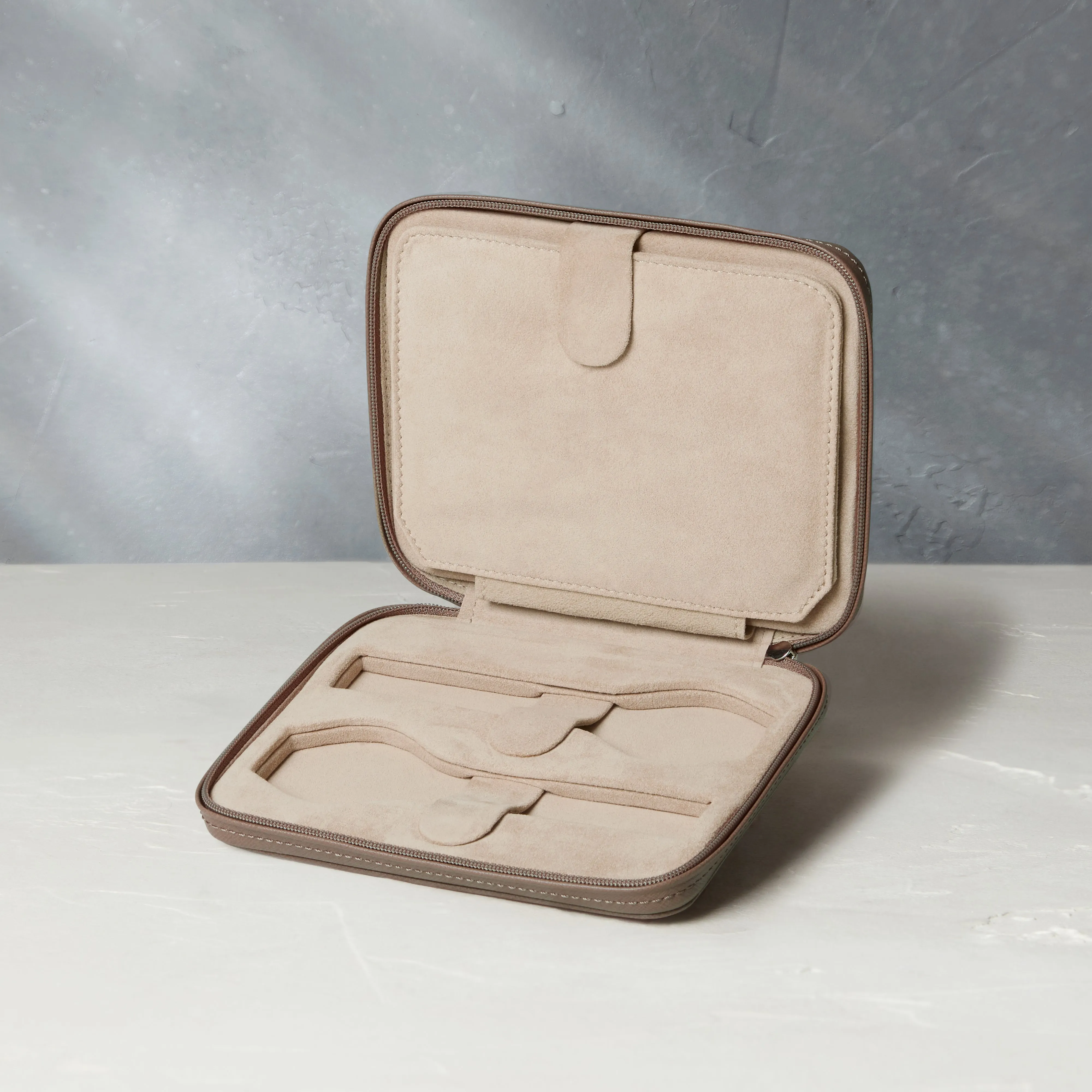 four-watch folio, saffiano