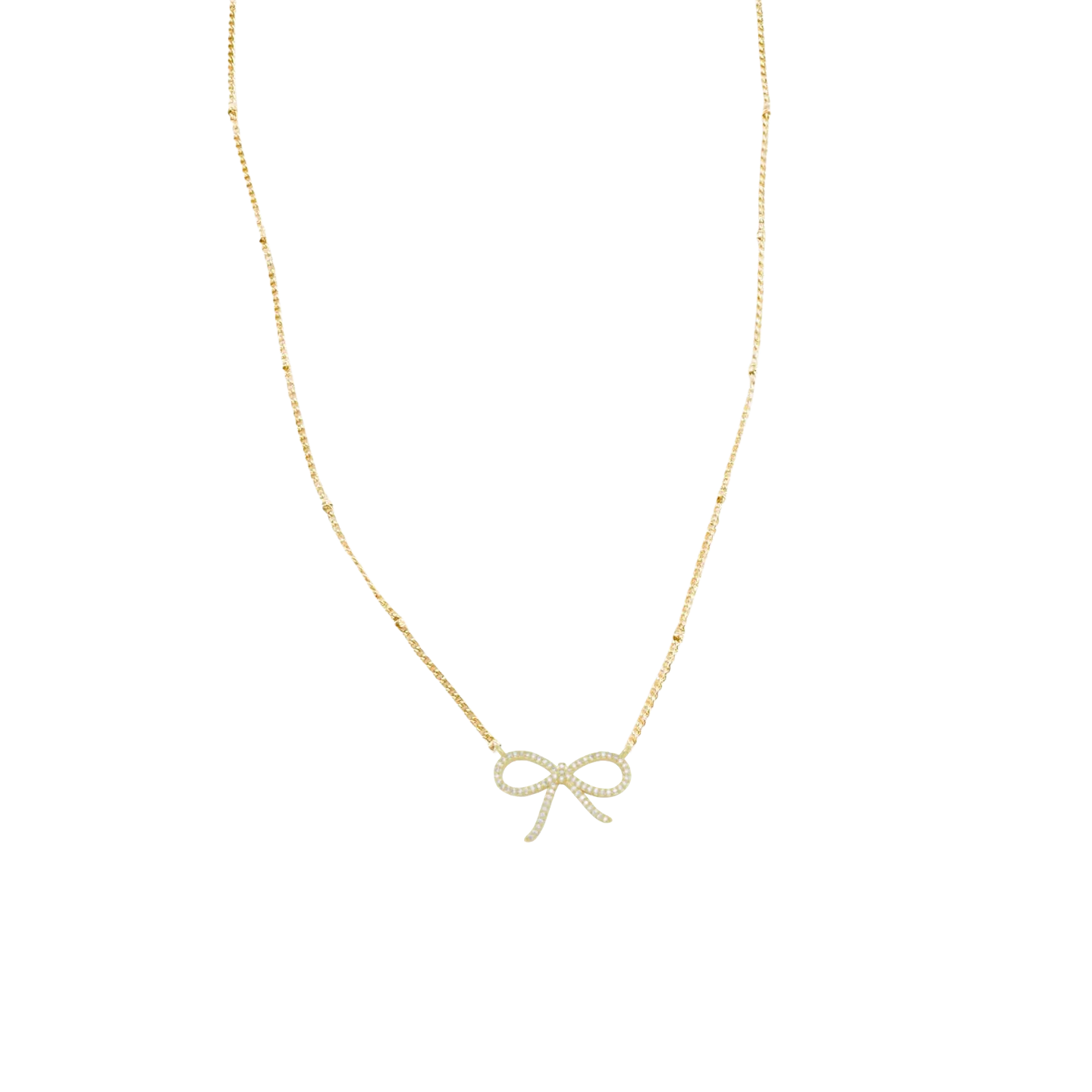 French Bow Necklace