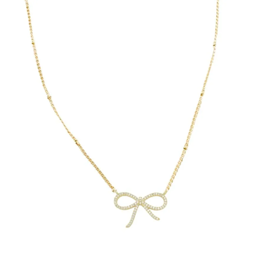 French Bow Necklace